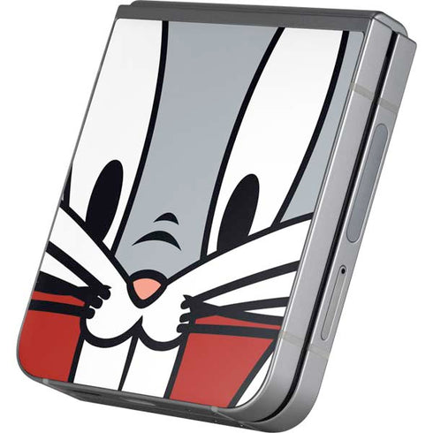 Looney Tunes Bugs Bunny Zoomed In Galaxy Z Flip6 Skin
